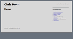 Desktop Screenshot of chrisprom.com