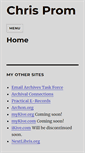 Mobile Screenshot of chrisprom.com